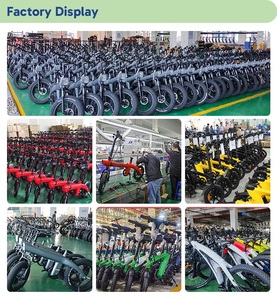 Stock UE et États-Unis, vélo électrique de montagne à frein à disque de 14 pouces, vélo électrique pliable pas cher, 36v 10ah 250w, batterie au lithium - Product Image 6