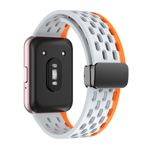 Eraysun Silicone Réglable Montre Accessoires Boucle Magnétique Bracelet Fitness Sangles Bandes De Remplacement Pour <span class=keywords><strong>Samsung</strong></span> Galaxy Fit3 - Product Image 2