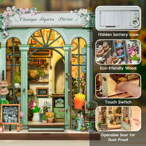 <span class=keywords><strong>CuteBee</strong></span> gros Miniature livre Nook Kit bricolage maison artisanat 3d bois Puzzles pour adultes - Product Image 6