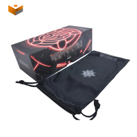 Boîte cadeau de luxe professionnelle en carton noir pour lunettes de soleil, emballage personnalisé avec logo, étui à lunettes, ensemble de boîtes
