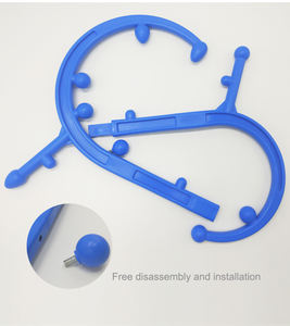 Point de déclenchement manuel Outil de massage pour soulager les muscles Bâton de canne en plastique en forme de S pour le cou, le dos, les épaules et la taille - Product Image 3