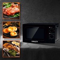 Four à micro-ondes Haley 20L Cuisine multifonctionnelle en acier inoxydable pour ménage Hôtel Boîtier en verre électrique Fonction grillade