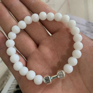 Pulsera de Cuentas para Hombre G1413, Éxito de Ventas en <span class=keywords><strong>Amazon</strong></span>, Moderna, de Piedra Volcánica Negra Natural, Cuentas de Buda, Pulsera de Mancuerna Económica - Product Image 3