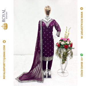 Nuevo hermoso diseño Top-Palazzo con Dupatta Set en Tarifa mayorista por Royal Export Surat - Product Image 1