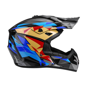 หมวกกันน็อคแบบเต็มใบสำหรับมอเตอร์ไซค์วิบาก/ออฟโรด รุ่น Mountain Forest Motocross ขายดี นุ่มสบาย ป้องกันได้ดี - Product Image 2
