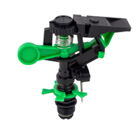 ChenMei CM206 360 Gear Drive 1/2 Inch Plastik Adjustable Rotary Arm Irrigation Sprinkler untuk Irigasi Pertanian, Kebun, Rumput, dan Rumah Kaca