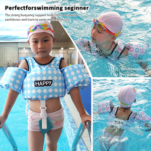 Chaqueta de natación de seguridad para niños de 2 a 7 años, anillo de brazo flotante, puente de Charco personalizado, chaleco de natación para bebés - Product Image 3