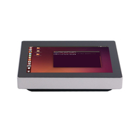 7 "affichage tactile de cadre d'alliage d'aluminium affichage capacitif plat pur affichage tactile d'Usb pour Windows Linux Android POS