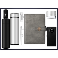 Conjunto de regalo para personal, Set de regalo promocional para taza, A5, Notebook, USB, altavoz, Banco de energía, Oficina