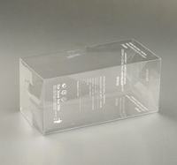 Boîte en plastique PET transparente, emballage rectangulaire personnalisé pour cadeaux