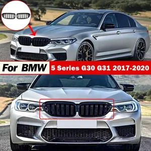 Grille de calandre avant pour BMW Série 5 G30 G31 2017-2020 525i 530i 540i 520d 530d M550d M550i 530e – Remplacement de grille - Product Image 1