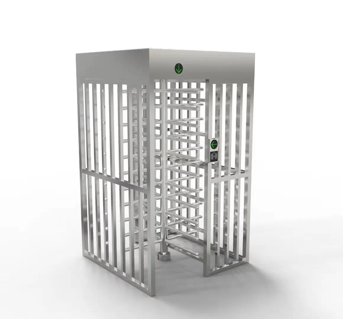 Factory Customization High Security QR Code Facial Machine Full Height Turnstile Rotating Gate Access Control Prison Doors