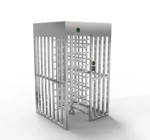 Factory Customization High Security QR Code Facial Machine Full Height Turnstile Rotating Gate Access Control Prison Doors