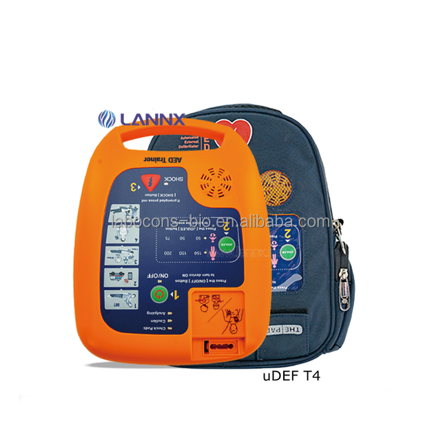LANNX UDEF T4 Well Designed  Automated External Defibrillator Cpr Training AED Trainer Medical First-Aid Portable AED Trainer