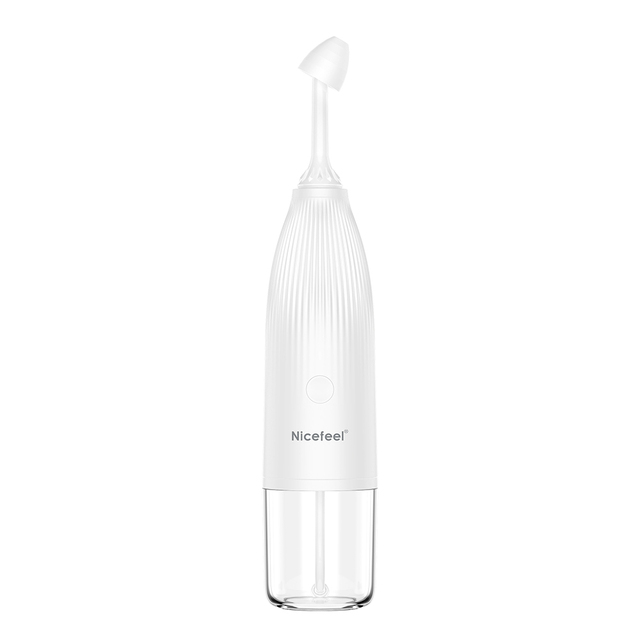 Nicefeel One-Button Portable Cordless Nasal Aspirator Sinus Rinse IPX7 Nose Wash Bottle Rinsing Electric Nasal Irrigator