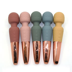 Großhandels preis weiblich vibrierend wiederauf ladbar G-Punkt Klitoris Zauberstab Massage Vibrator Stimulator Sexspielzeug für Frauen - Product Image 1