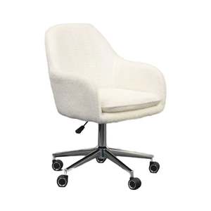 2025 nueva silla giratoria de lujo moderna, sillón decorativo ajustable en altura con pata de Metal para el tocador del hogar, sala de estar, oficina, estudio - Product Image 1