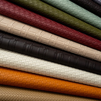 Rouleau de tissu d'ameublement en cuir artificiel PVC PU gaufré, élastique, doux, anti-moisissure, facile à nettoyer et écologique pour canapé, chaise et siège de voiture