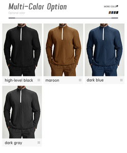 Chaqueta Deportiva Ecológica para Hombre, Cortavientos con Cremallera y Bloques de Color Reciclados, Ropa Deportiva Sostenible para Gimnasio - Product Image 4