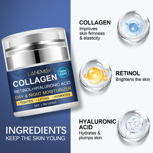 Produits de beauté de marque privée Anti-âge dissolvant de taches de rousseur correcteur de taches brunes vitamines serrées crème au collagène rétinol pour le visage - Product Image 5