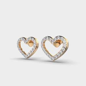 Stylish Diamond <b>Stud</b> Earrings in 925 <b>Sterling</b> <b>Silver</b> Classic Fine Jewelry for Anniversary Wedding Party Gift - Product Image 5