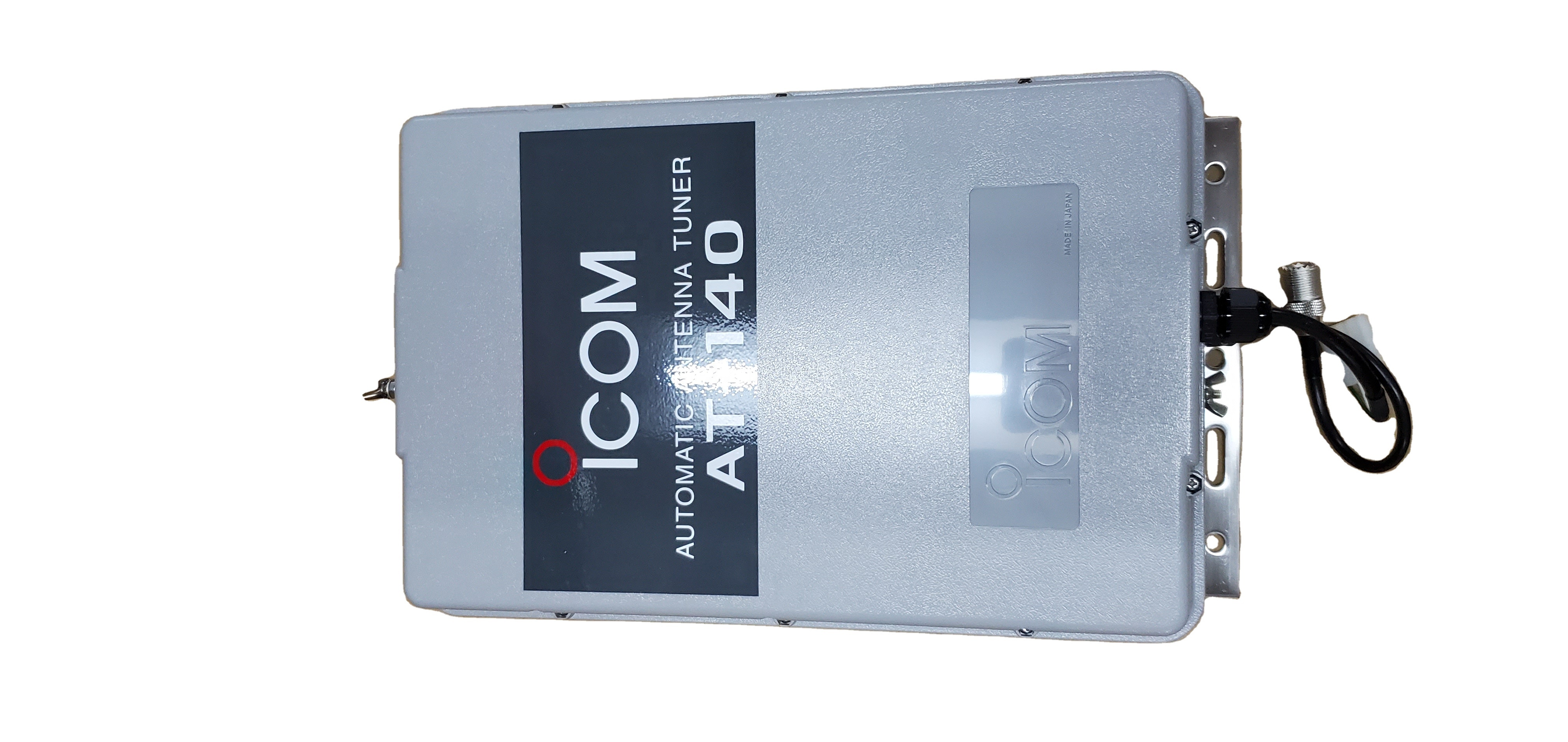 ICOM AT-140 アンテナチューナー 150W入力 黒 SO-239 接続器 2.5KG