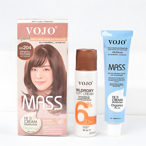Crème colorante permanente pour cheveux VOJO Salon Professional 120ml, formule <span class=keywords><strong>végétale</strong></span> bio, sans ammoniaque, sans PPD, couvrance longue durée des cheveux gris - Product Image 1