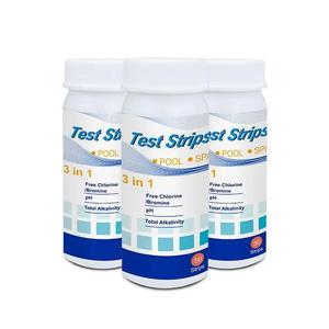 Kit de test d'eau pour piscines 3 en 1, produits chimiques pour piscines, bandelettes de test pour spa, test de <span class=keywords><strong>chlore</strong></span> pour <span class=keywords><strong>piscine</strong></span> - Product Image 2