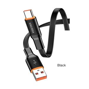 Kakusiga ที่ชาร์จโทรศัพท์1เมตร, สายดาต้ายืดหยุ่น USB to Type C 5A ซิลิโคนให้ความรู้สึกสำหรับโทรศัพท์มือถือ - Product Image 3