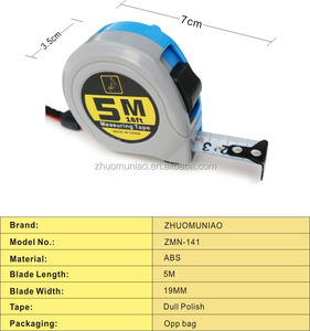 Misura di <span class=keywords><strong>nastro</strong></span> <span class=keywords><strong>professionale</strong></span> da 25 piedi <span class=keywords><strong>nastro</strong></span> di misurazione del misuratore di lunghezza blu grigio con Logo personalizzato - Product Image 6