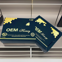 OEM Etumax Miel Sachets 3D Carte Lenticulaire Présentoir Papier Matériel Mat Laminage Impression Manipulation