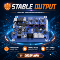 Fournisseur de services PCB : Carte de contrôle de mini routeur 11V 12V 40W, circuit mini-onduleur pour routeur WIFI avec protection de circuit, assemblage CMS/SMT