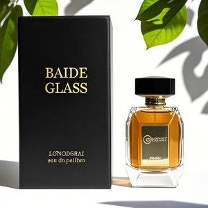 Wholesale Mens Irregular Perfume Glass Bottle <b>Empty</b> Pump Clear Crimp Square 100ML Glass Spray Perfume Bottle with <b>Gift</b> <b>Box</b> - Product Image 6