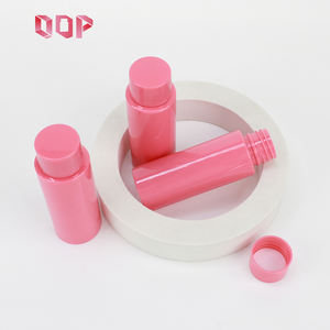 Bouteille en plastique PET rouge rose de 30 ml, 60 ml, 100 cc pour shampoing, sérum, lotion, design élégant, bouchon à vis, stock disponible, logo personnalisé - Product Image 6