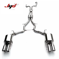 Système d'échappement en acier inoxydable et titane sur mesure pour Cadillac CT6 4.0T 3.0T avec système de contrôle électronique
