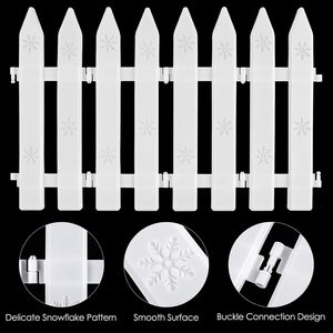 Adorno Navideño de Madera para Cercas de Jardín con Piñas y Escena de Árbol de Navidad, 100 cm - Product Image 2