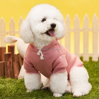 Sweat-shirt pour chien mignon et chaud, tissu doux, sweat-shirt pour animaux de compagnie pour petits et moyens chiots, veste à capuche élégante pour animaux de compagnie, port confortable