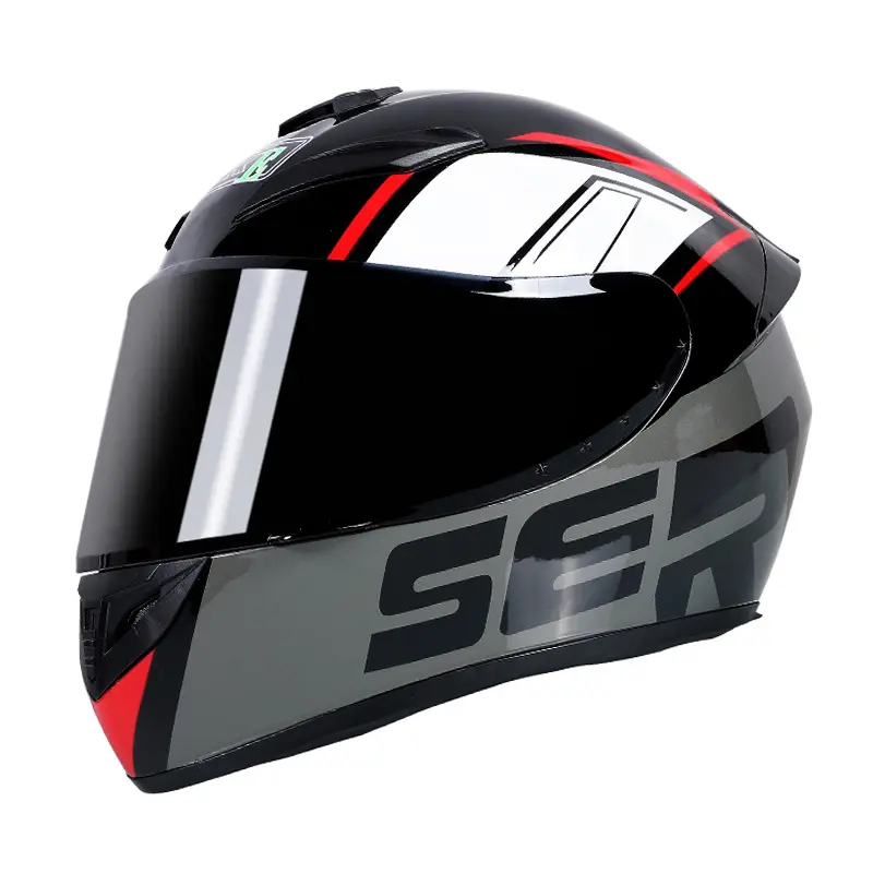Шлем на все лицо от производителя, всесезонный Универсальный защитный шлем для электромобиля, автомобиля, мотоцикла