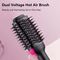 Brosse à air chaud pour femmes, sèche-cheveux et volumateur, brosse à air chaud et sèche-cheveux, brosse à air chaud professionnelle pour un brushing parfait
