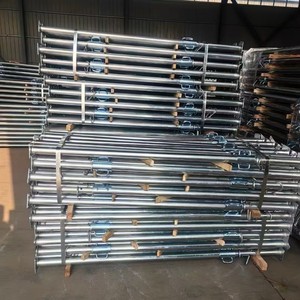 Supports en acier pour la construction, supports en acier réglables, supports en acier pour poutres post-béton, échafaudages, supports diagonaux - Product Image 2