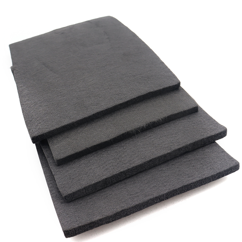 High Quality Eco-Friendly Stretch Anti-Static Carbon Graphite Felt Filter Fabric 1mm-4mm Needle-Punched Fire Insulation Industry