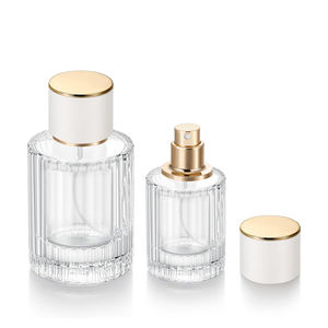 Botellas de vidrio redondas personalizadas de alta calidad para Perfumes 100mL 30ml 50mL al por mayor - Product Image 1