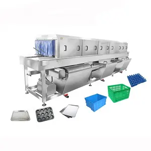 Aquatic products seafood tray slaughterhouse chicken crate washing machine