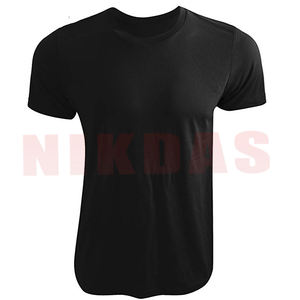 Vente en gros nouveauté 100% coton t-shirt coton t-shirt ajusté Crew Fitness hommes t-shirt - Product Image 1