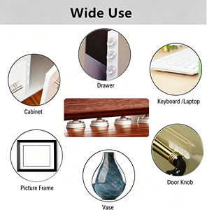 <b>Silicone</b> Anti-Collision Anti-Slip Pads Noise Reduction Wear Resistant Floor Protectors for Home Chairs Tables Cabinets - Product Image 4