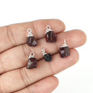 S K bijoux Vintage Hip Hop Style janvier pierre de naissance pendentif argent plaqué grenat à la mode unisexe mariage bijoux de mode pour - Product Image 1