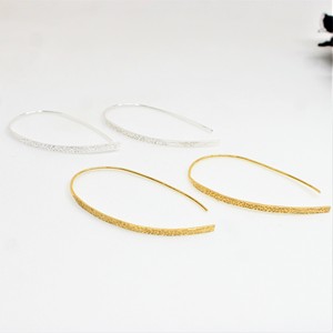Última colección Pendientes de aro martillados de Plata de Ley 925 Chapado en oro de 18 quilates Estilo llamativo minimalista para bodas y fiestas - Product Image 6