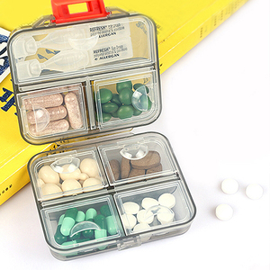 Caja de medicina portátil duradera, organizador de pastillas semanal con múltiples compartimentos de plástico ABS, pastillero versátil para organizar medicamentos - Product Image 6