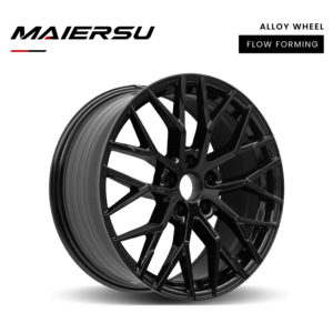 Jantes Flow Forming en promotion 18 19 20 21 22 pouces noir brillant multi-rayons 5x112 pour <span class=keywords><strong>Audi</strong></span> <span class=keywords><strong>A3</strong></span> A4 Q5 Q7 A6 - Product Image 2
