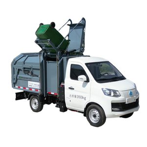 Camion à ordures à chargement latéral de taille moyenne LC3100, poids brut 3100 kg, homologué pour la circulation routière, véhicule de collecte des déchets électrique, certificat EEC - Product Image 1